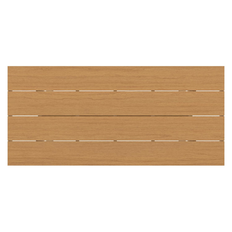 Bahia tuinset in beige aluminium en polywood met 8 stapelbare Bahia tuinstoelen