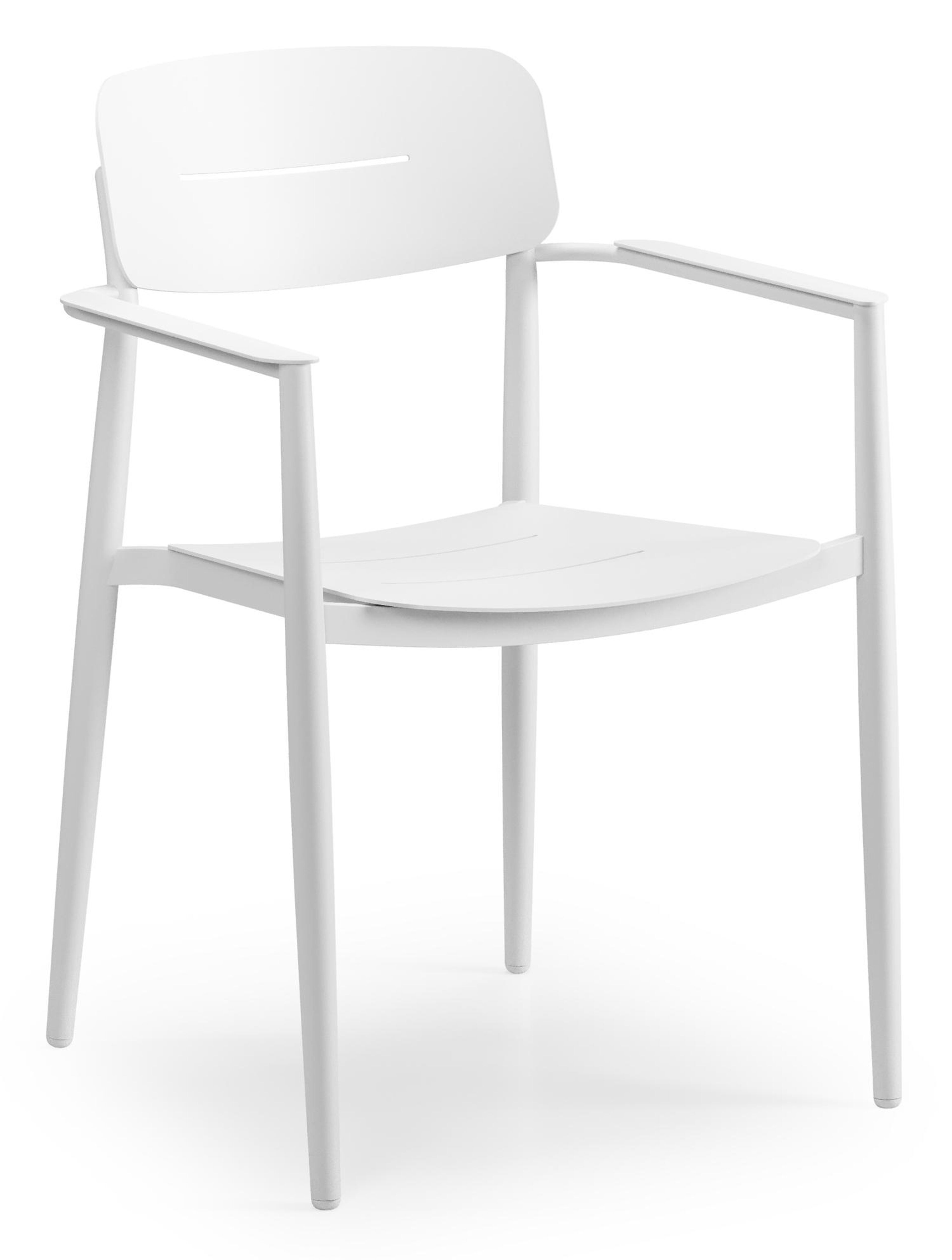 Cosa tuinstoel in wit aluminium