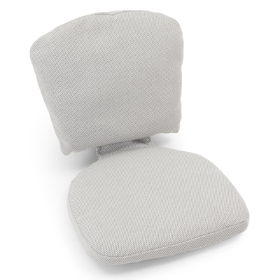 Nano rope stoelkussen (zit en rug) in all weather sunbrella® luxe lopi ash