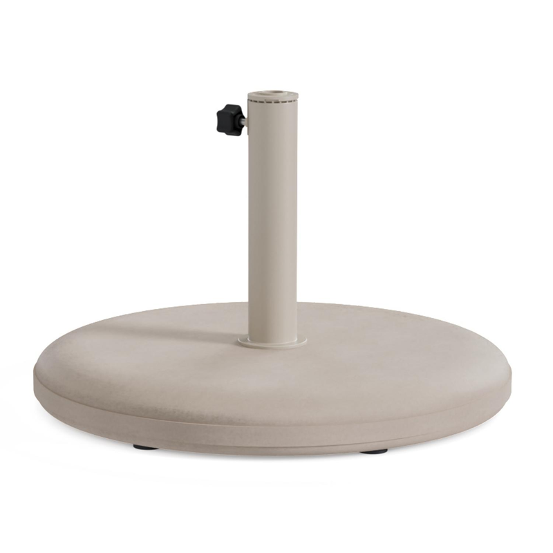 Plana parasolvoet beige beton van 40 kg