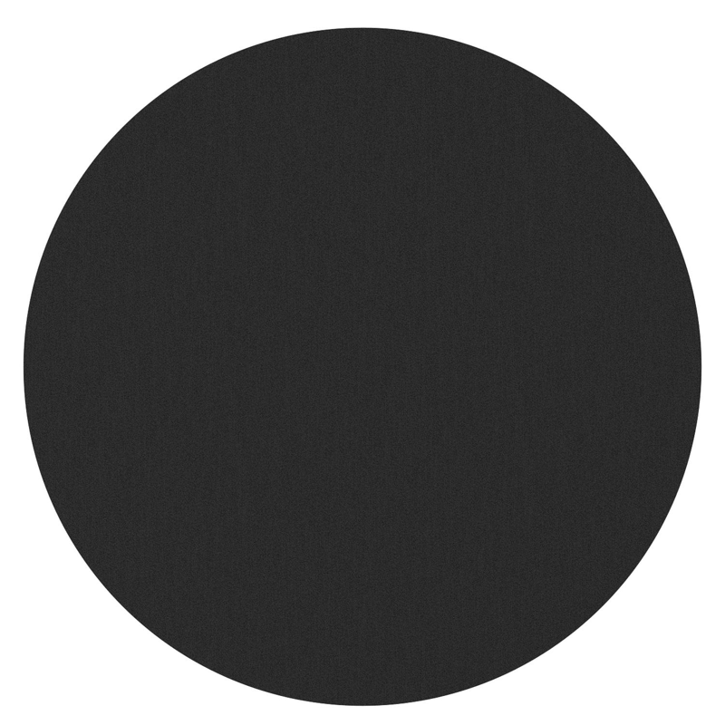 Fano tuintafel in zwart aluminium en volkeramiek nero black - Dia. 85 x H 75 cm