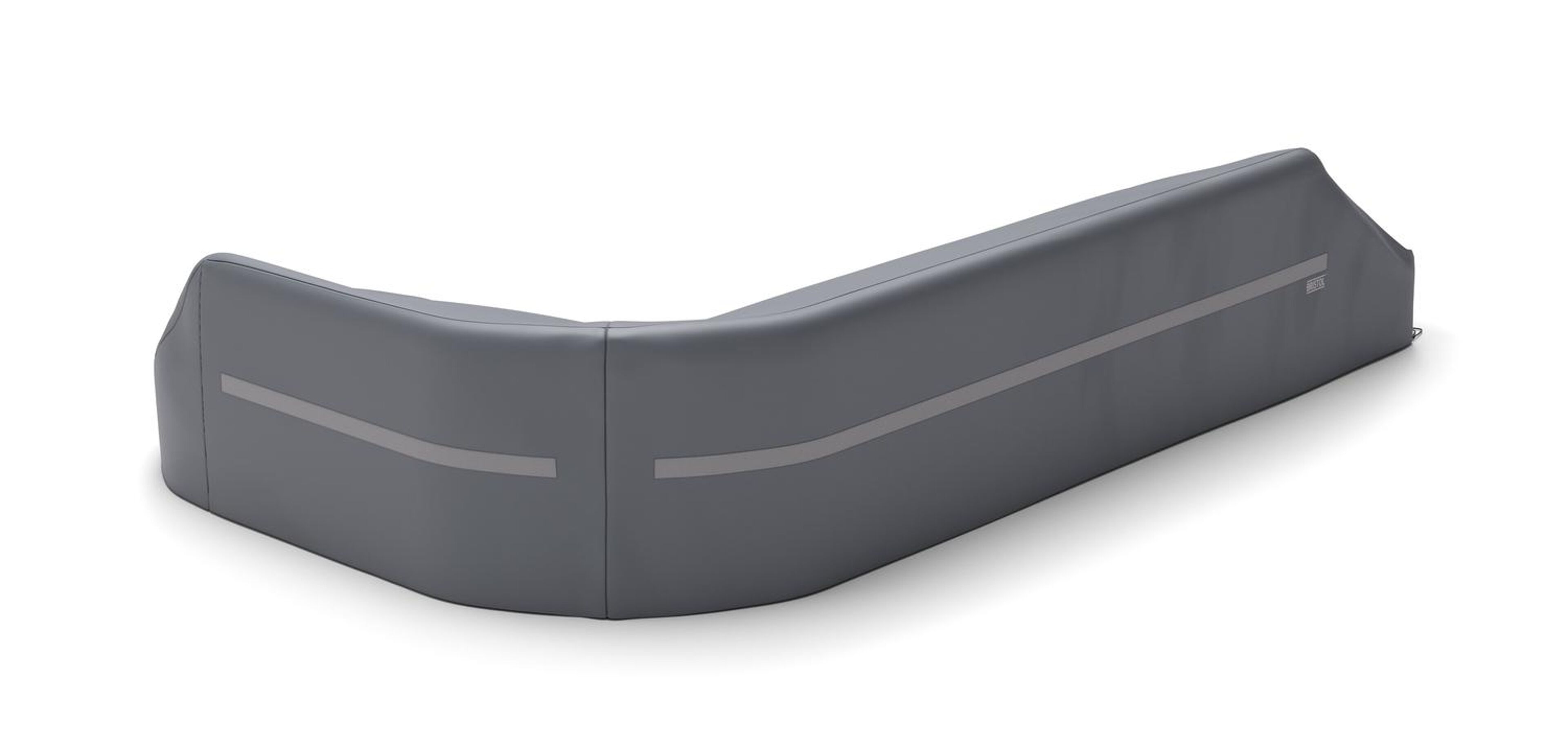 Donato beschermhoes lounge chaise longue links + 2-zit - L1: 335 cm x L2: 204 cm x B: 97 cm x H: 68 cm