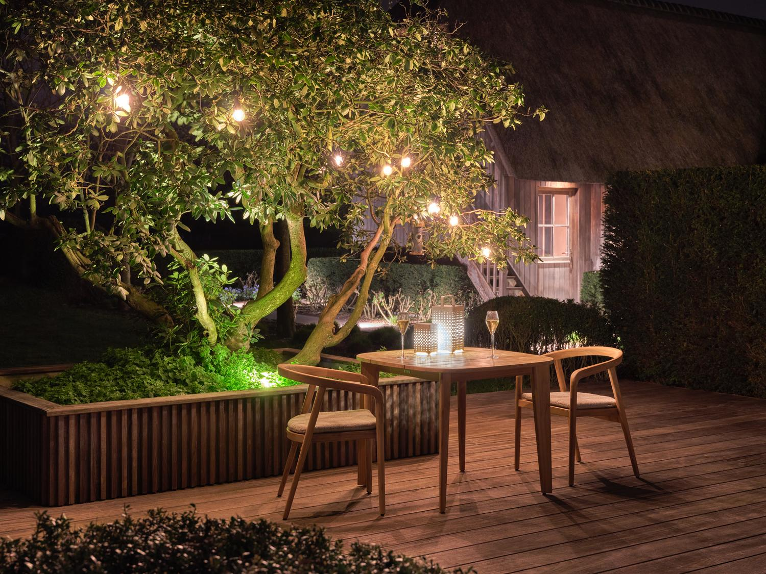 Lacrima tuintafel in teak - L 95 x B 95 x H 75 cm