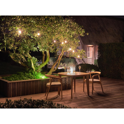 Lacrima tuintafel in teak - L 95 x B 95 x H 75 cm