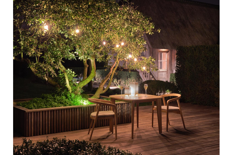 Lacrima tuintafel in teak - L 95 x B 95 x H 75 cm