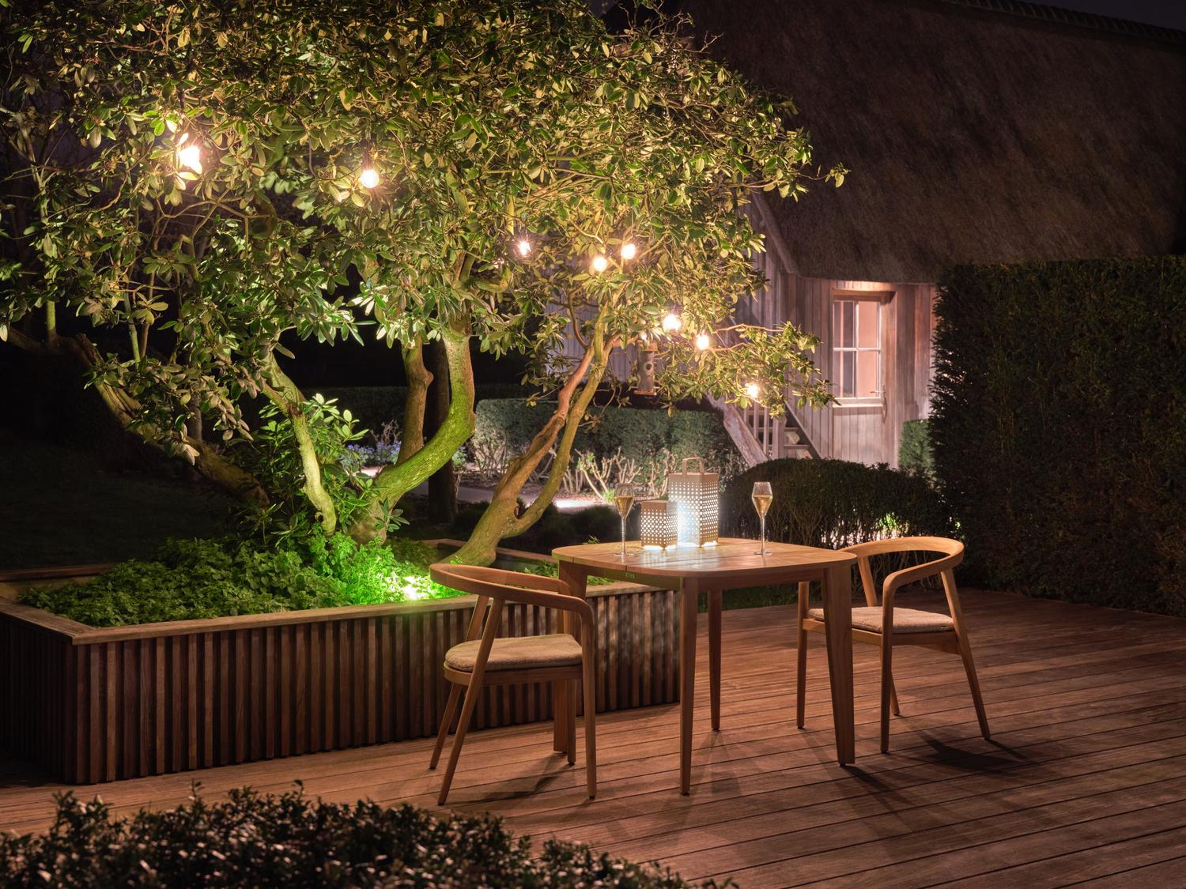 Lacrima tuintafel in teak - L 95 x B 95 x H 75 cm