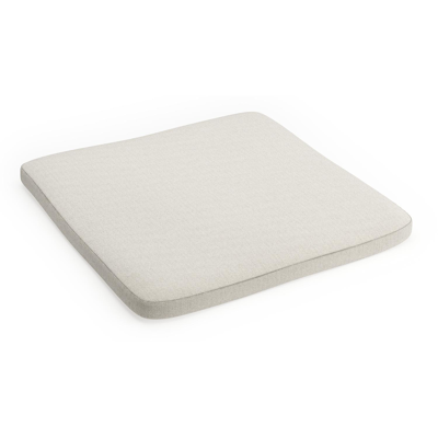 Coussin de chaise Como en corde en all weather sunbrella® luxe natte white