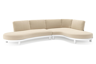 Chaise longue links + 2-zit organisch