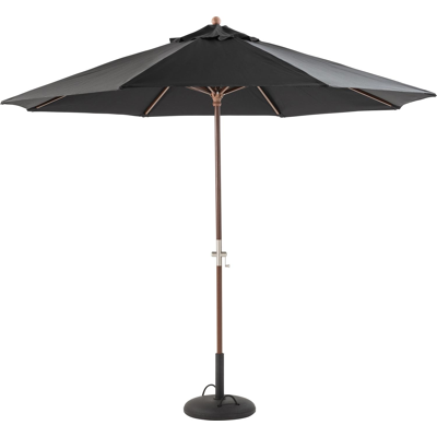 Rondo parasolvoet zwart beton van 25 kg