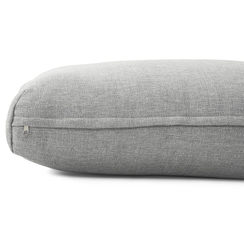 Mosa loungehoek in wit aluminium met grijs weather+ softtouch kussens en loungetafel