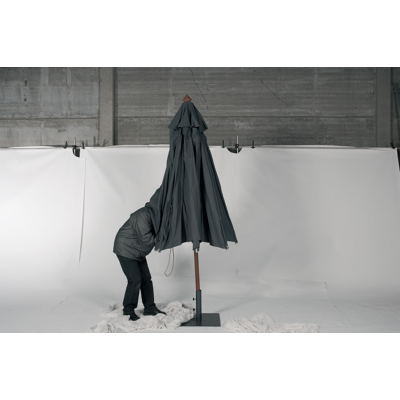 Prata parasol met tiltfunctie in met polyester parasoldoek - (zonder voet)