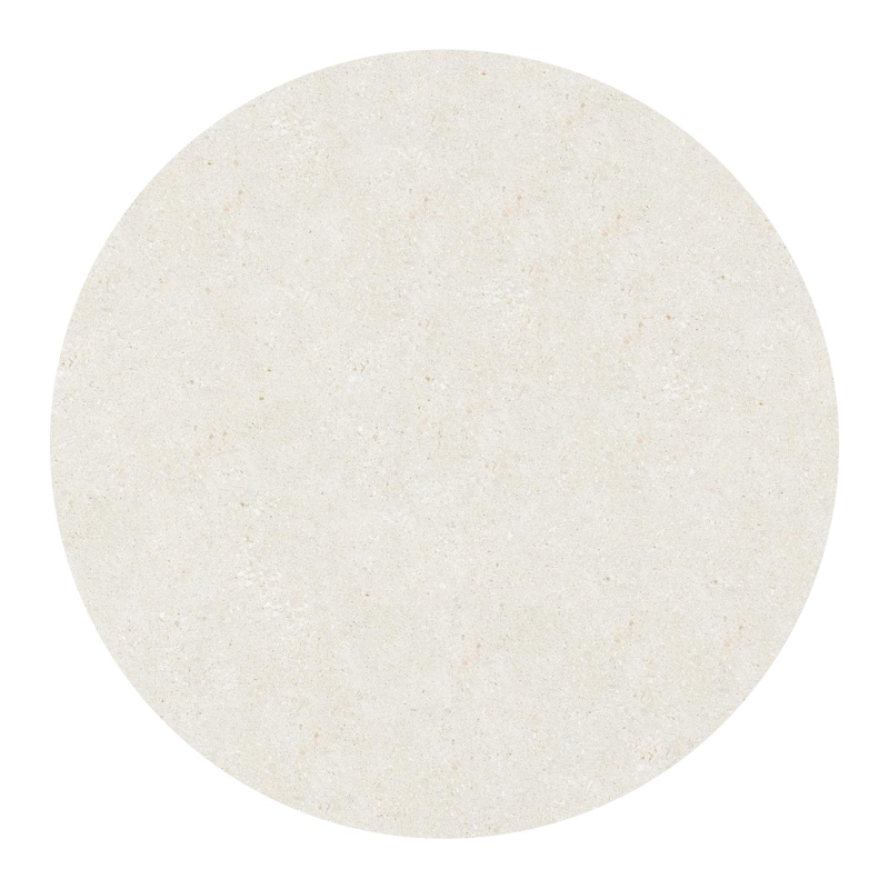 Fano tuintafel in zwart aluminium en volkeramiek shilin - Dia. 130 x H 75 cm