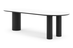 Ovaal - L 260 x B 100 x H 74 cm