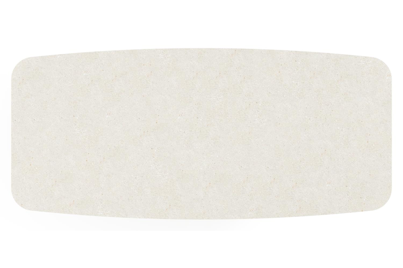 Table de jardin Lacrima en aluminium noir et céramique pleine shilin - Lg 255 x Larg. 115 x H 74 cm