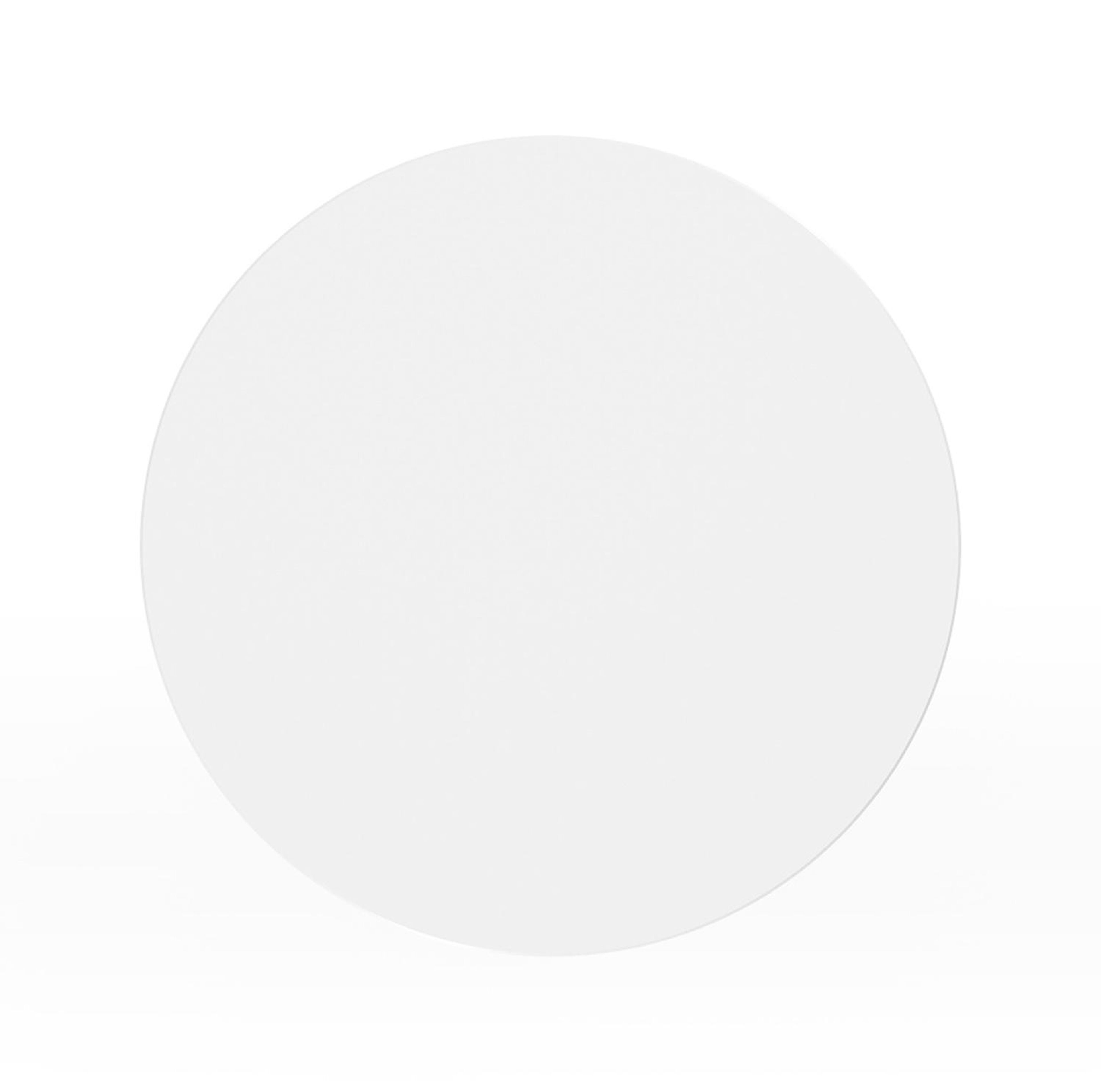 Table d'appoint Bomero en aluminium blanc - Dia. 34 x Haut. 46 cm