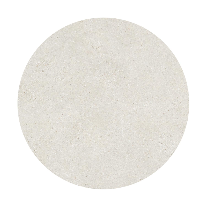 Cesano tuintafel in zwart aluminium en volkeramiek shilin - Dia. 148 x H 74,5 cm