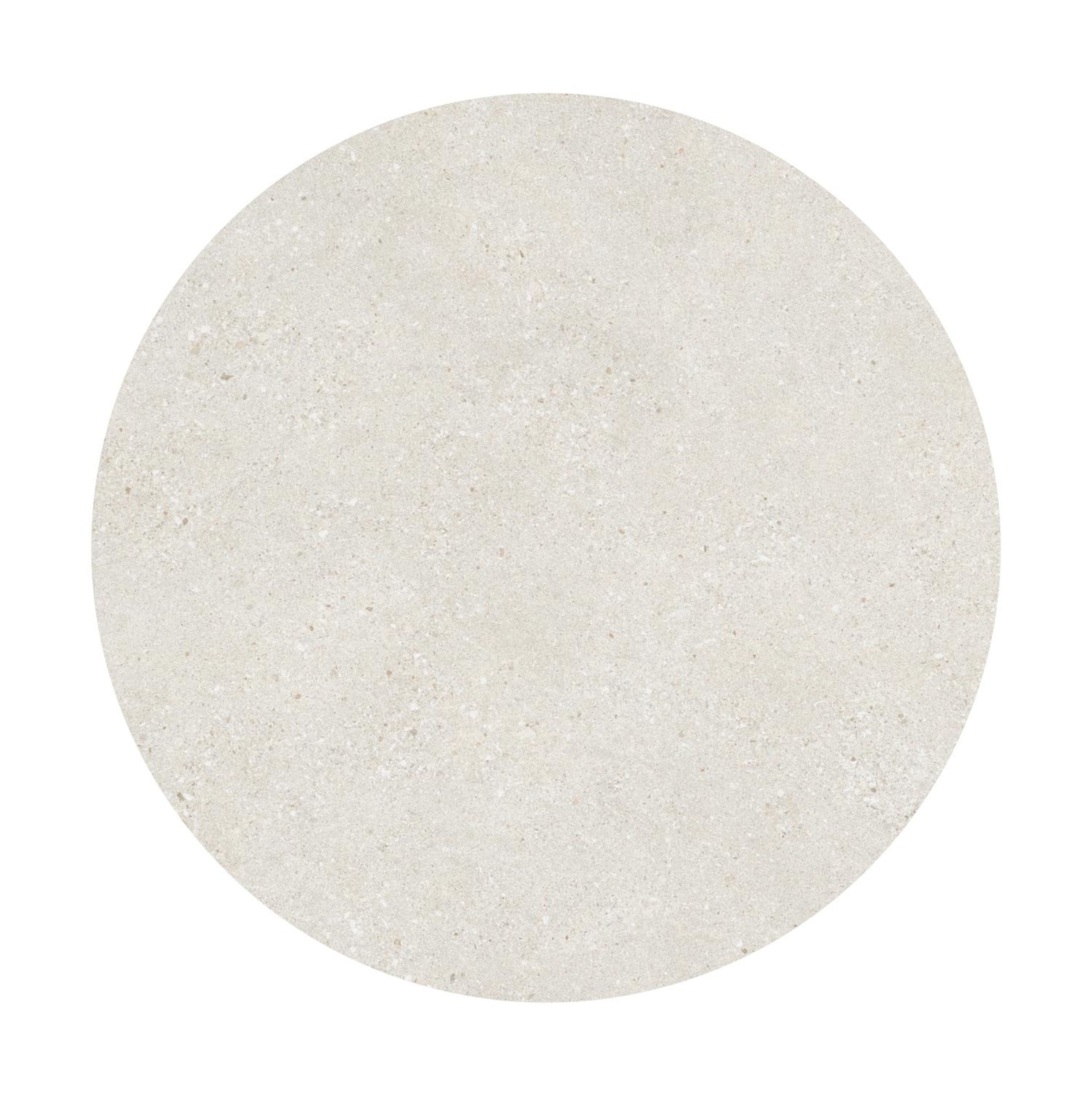 Table de jardin Cesano en aluminium noir et céramique pleine shilin - Dia. 148 x H 74,5 cm