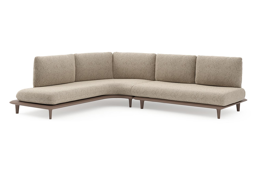 Chaise longue rechts + 2-zit