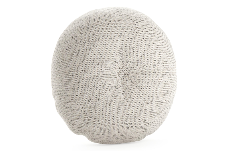 Rond sierkussen in all weather solica firenze natural