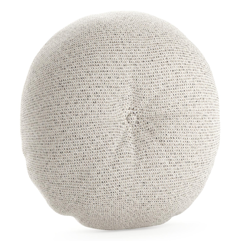 Rond sierkussen in all weather solica firenze natural