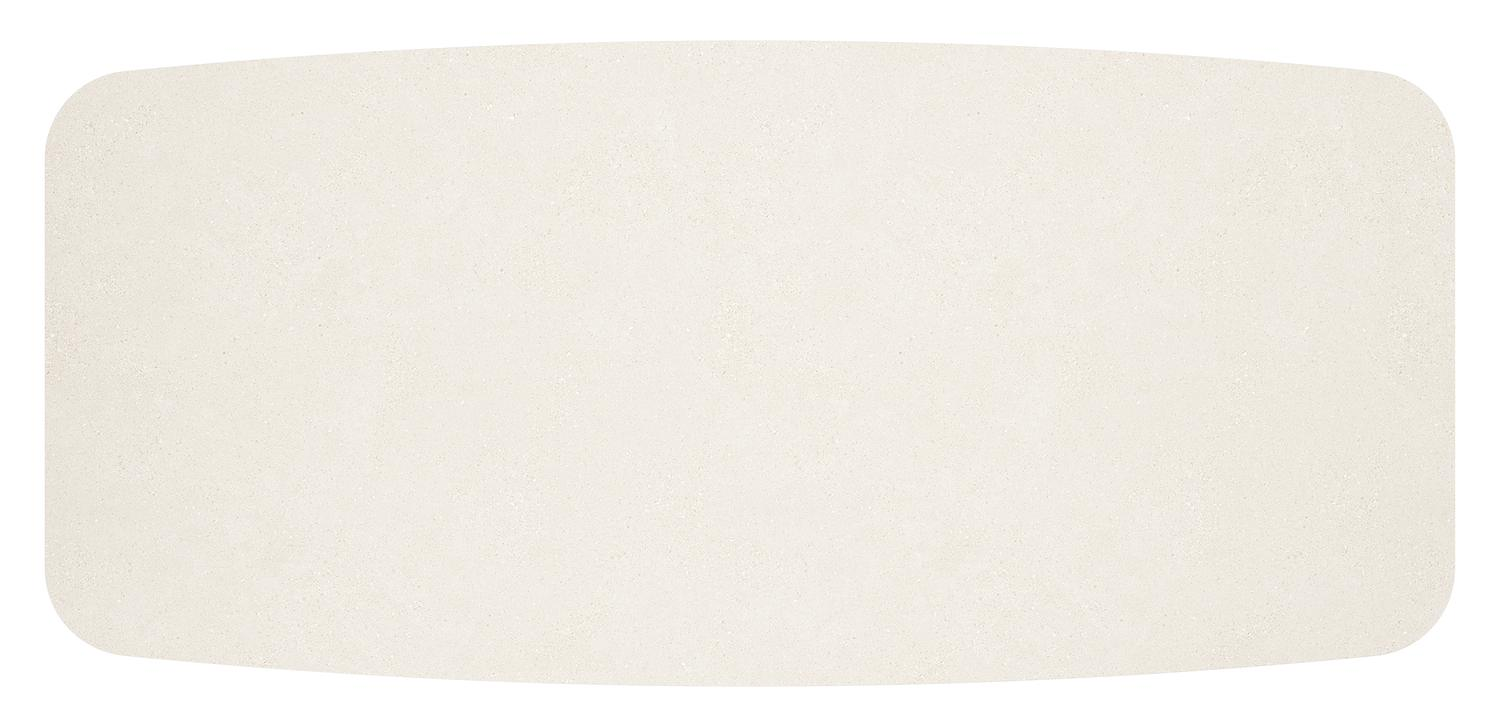 Mosa tuinset in zwart aluminium en crema minerale sintered stone met 6 Gerona tuinstoelen