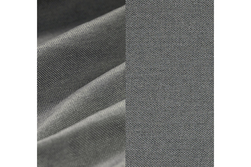 Puglia loungehoek in zwart aluminium en teak met grijs weather+ softtouch kussens