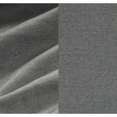 Veneto loungeset met verstelbare rugleuning in zwart aluminium met grijs weather+ softtouch kussens