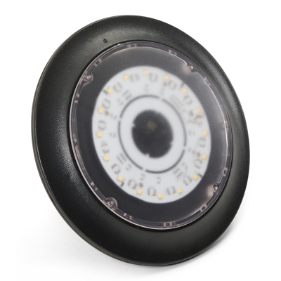 Lampe LED noir pour parasol pendant