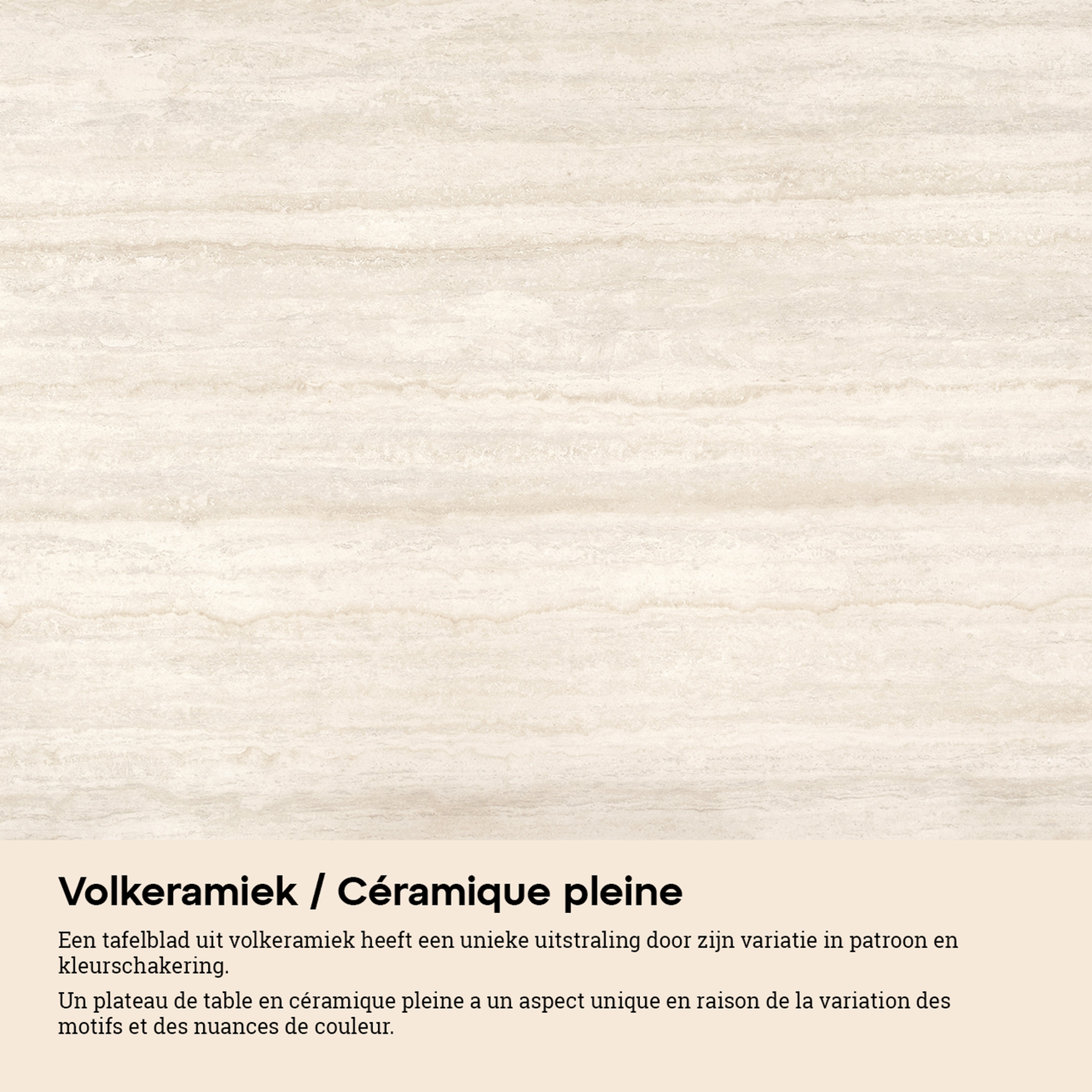 Table de jardin Nano rectangulaire en aluminium blanc et céramique pleine Travertino Bianco - Lg. 200 x Lrg. 100 x Haut. 76 cm