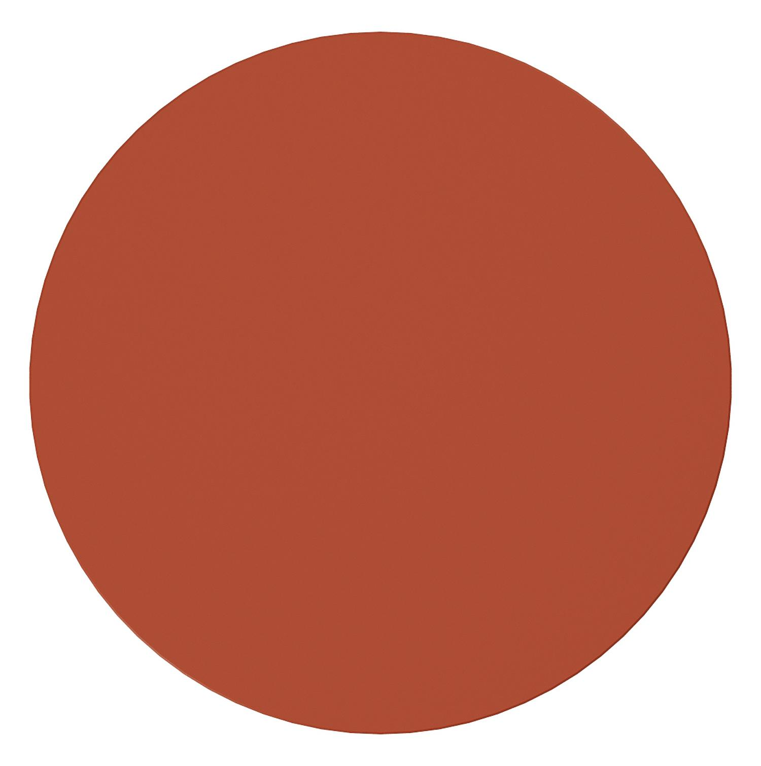 Table d’appoint Bomero en aluminium brun rouille - Dia. 48 x H 50 cm