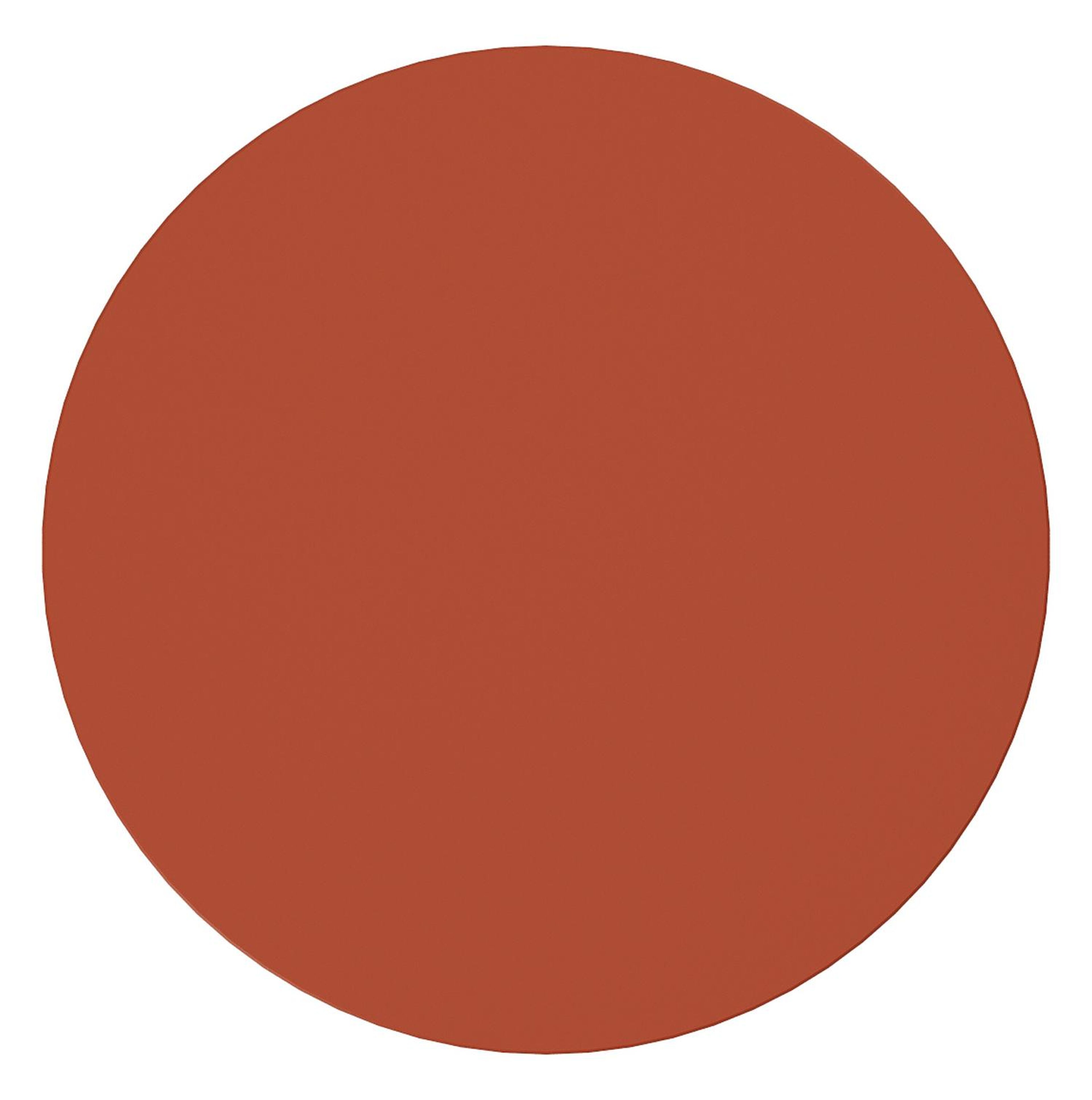 Table d’appoint Bomero en aluminium brun rouille - Dia. 48 x H 50 cm