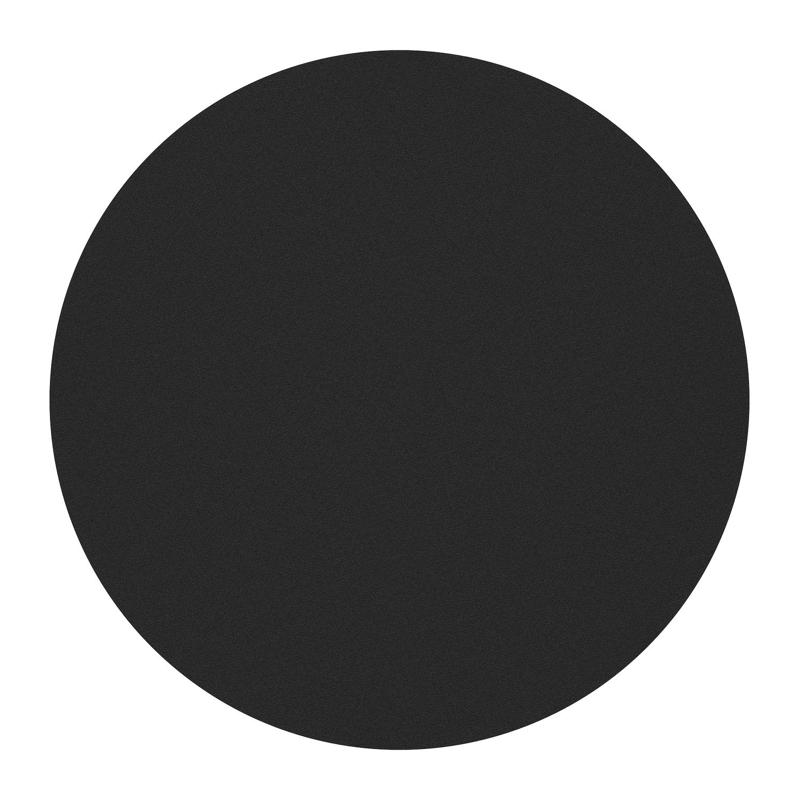 Bomero loungetafel rond in beige aluminium en volkeramiek Nero Black - Dia. 84 x H 32.2 cm