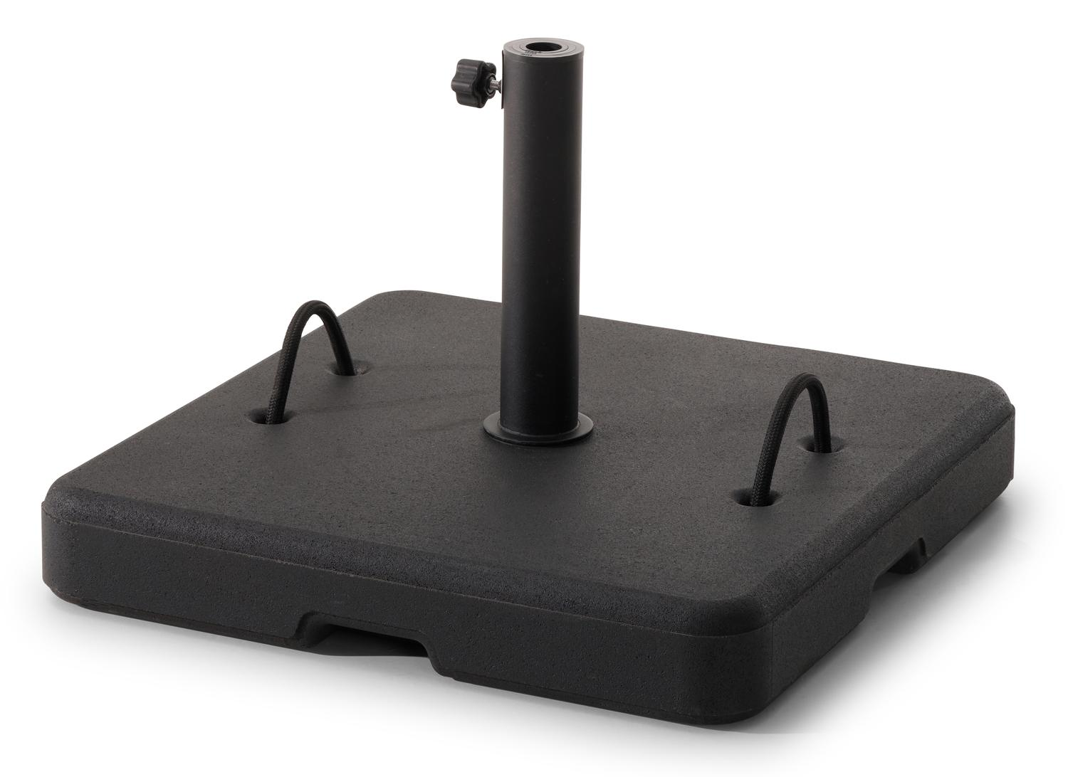 Intenso parasolvoet zwart beton van 60 kg