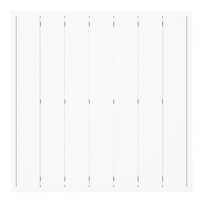 Table de basse Caldela en aluminium blanc - L 70 x l 70 x H 30,5 cm