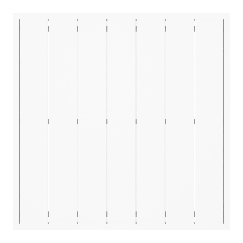 Caldela loungetafel in wit aluminium - L 70 x B 70 x H 30.5 cm