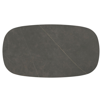 Amico tuintafel bombo xl in wit aluminium en volkeramiek Calatorao - L 270 x B 148 x H 73.5 cm