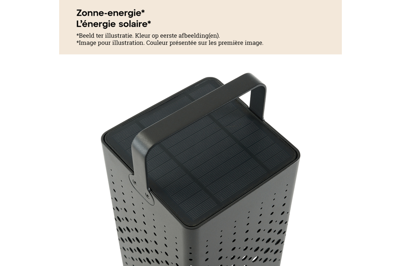 Maro lamp roestbruin 33 cm