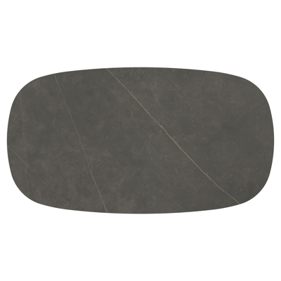 Amico tuintafel bombo xl in beige aluminium en volkeramiek Calatorao - L 270 x B 148 x H 73.5 cm