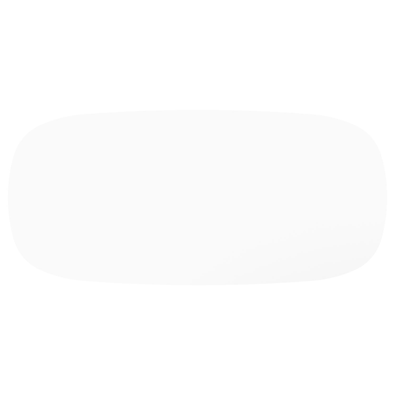 Amico tuintafel bombo xl in wit aluminium en volkeramiek Arctic White - L 320 x B 148 x H 73.5 cm