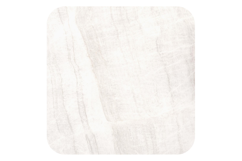 Amico tuintafel afgerond vierkant in zwart aluminium en volkeramiek Taj Mahal - L 148 x B 148 x H 73.5 cm