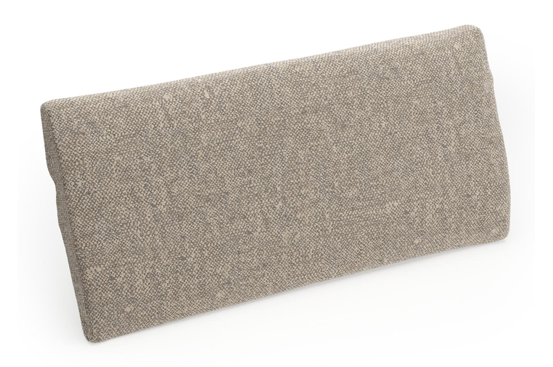 Amaro stoelkussen (rug) in all weather sunbrella luxe chartres pewter