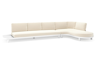 Chaise longue links + 3-zit