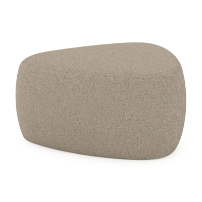 Masso poef in marbella beige all weather cosytica - B 60 x D 60 x H 35 cm