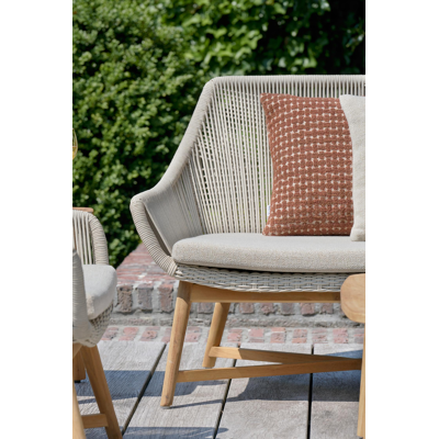 Sierkussen 45 x 45 cm in All Weather Cosytica pebble rust