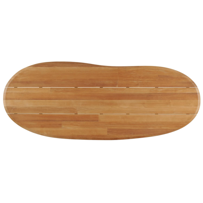 Organo tuintafel organisch in teak - L 320 x B 128 x H 74 cm