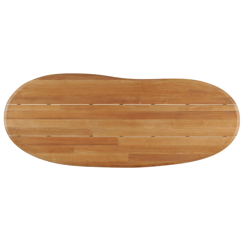Organo tuintafel organisch in teak - L 320 x B 128 x H 74 cm