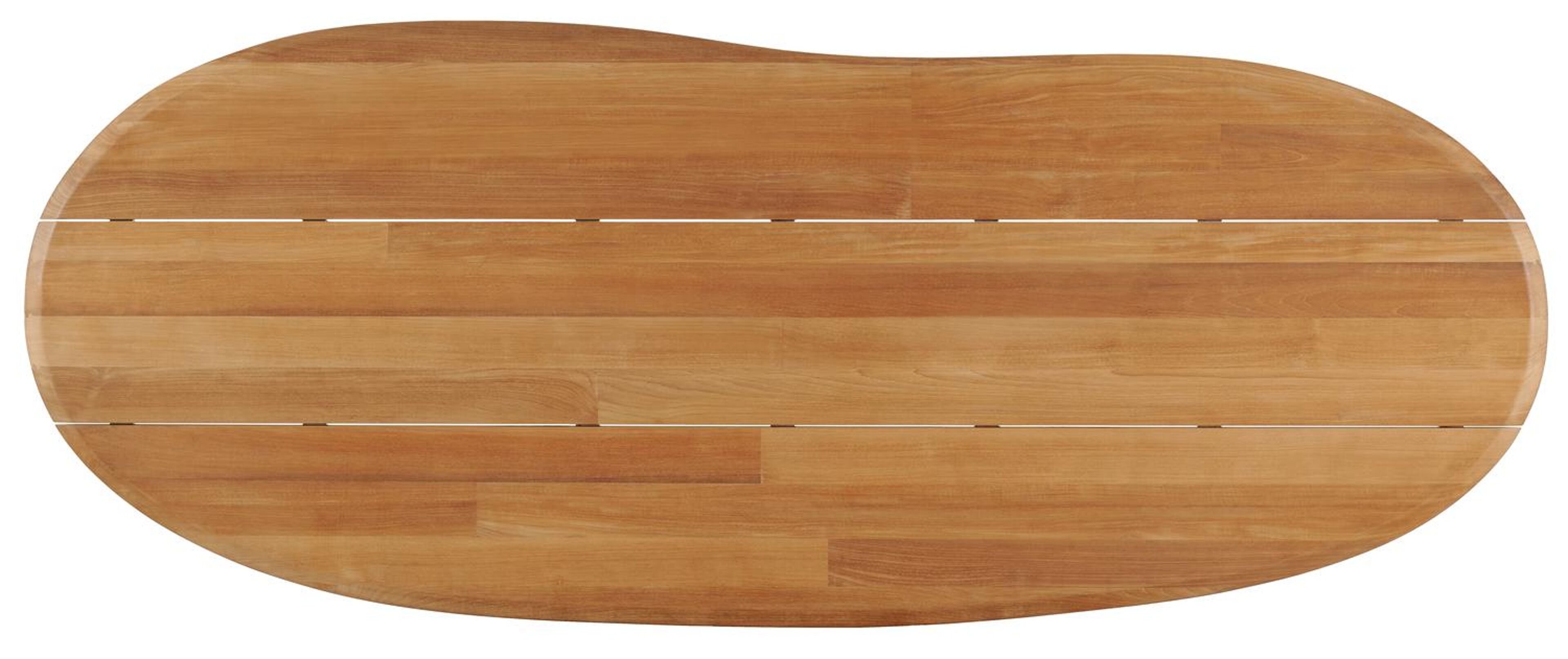 Organo tuintafel organisch in teak - L 320 x B 128 x H 74 cm