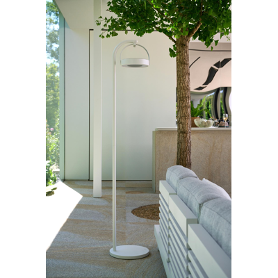 Lampe d'extérieur Helio blanc 180 cm