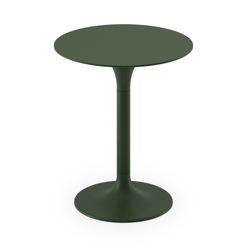 Table d'appoint Fano en aluminium vert avec vert - Dia. 43 x - Diam. 43 x Haut. 51 cm