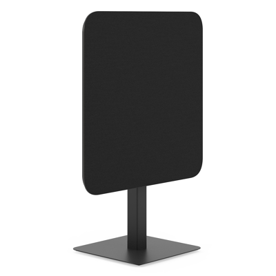 Fano kantelbare tuintafel vierkant afgerond in zwart aluminium en volkeramiek nero black - L 80 x B 80 x H 72.5 cm